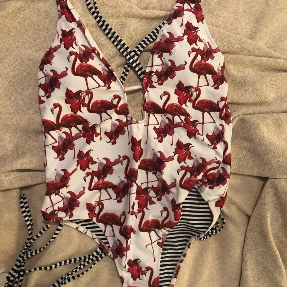 Flamingo bathing suit